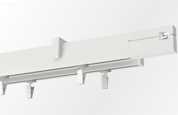  Karnisz sufitowy podwójny Estelle Cristal 600 cm